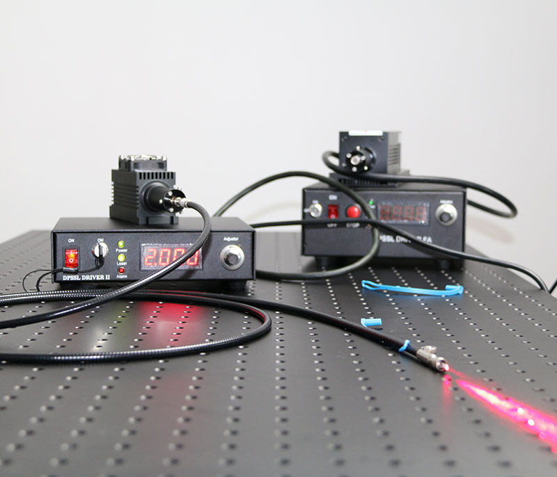 660nm 1000mW Red Fiber Cupled Laser With Power Supply